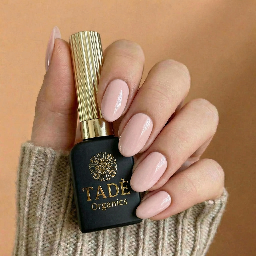 Tadè Organics Sugar Pink , Plant Based, Non Toxic Gel Nail Polish